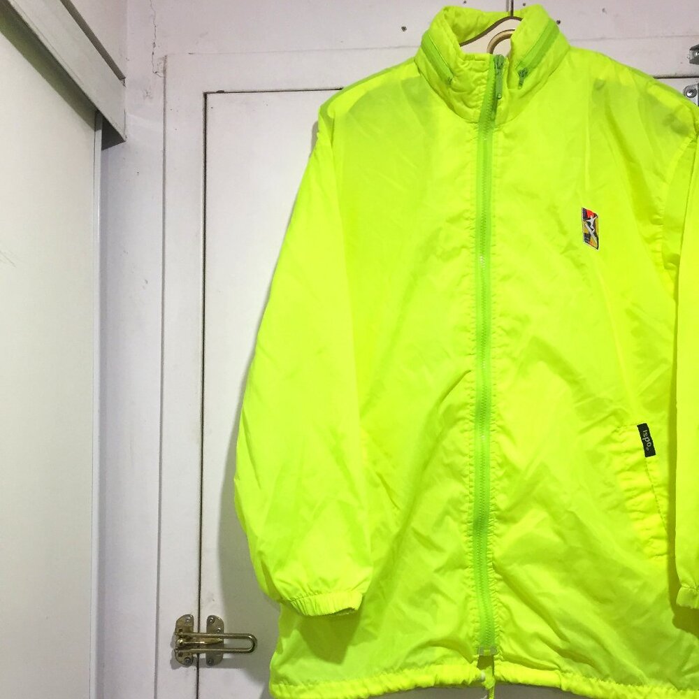 VINTAGE ISPO ALTO SPORTSWEAR WINDBREAKER HOODIE JACKETS SIZE M